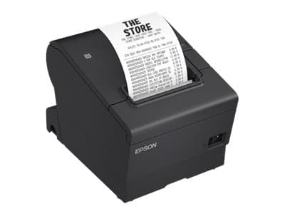 Epson TM T88VII (112) - Kvitteringsskriver - termolinje - Rull (7,95 cm) - 180 x 180 dpi - inntil 500 mm/sek - USB 2.0, USB 2.0 vert, LAN, seriell -