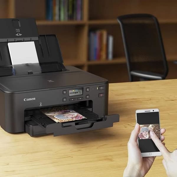 Bläckstråleskrivare - CANON PIXMA TS705a - 5 patroner - Färg - Wi-Fi - Svart