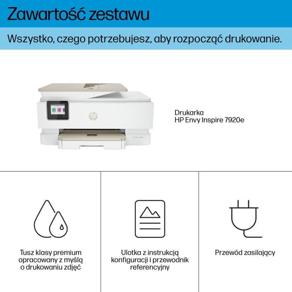 HP ENVY Inspire 7920e All-in-One printer termisk inkjet A4 4800 x 1200 DPI 15 ppm Wi-Fi
