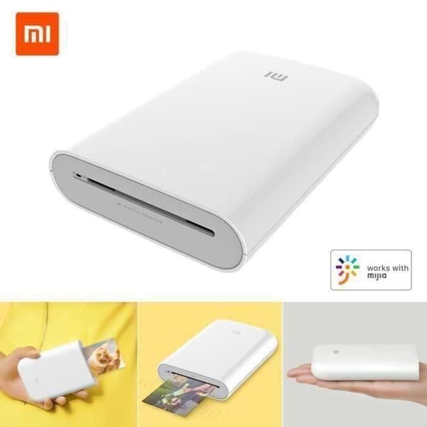 Xiaomi fotoskrivare Bärbar fotoskrivare Vit