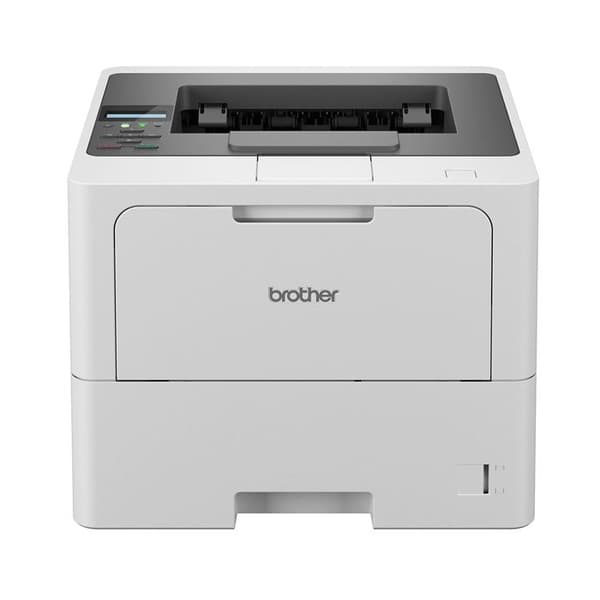 Monokrom skrivare - BROTHER - HLL6210DW - Nätverk/Wifi - 50 sid/min - Duplex Svart, Vit