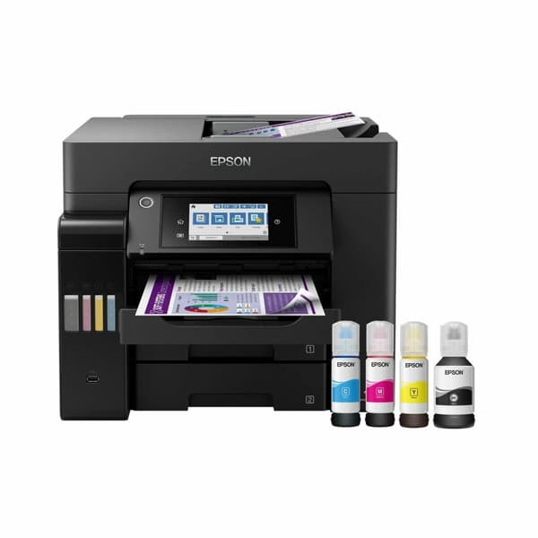 Multifunktionsskrivare Epson EcoTank ET-5850 25 ppm WiFi Svart