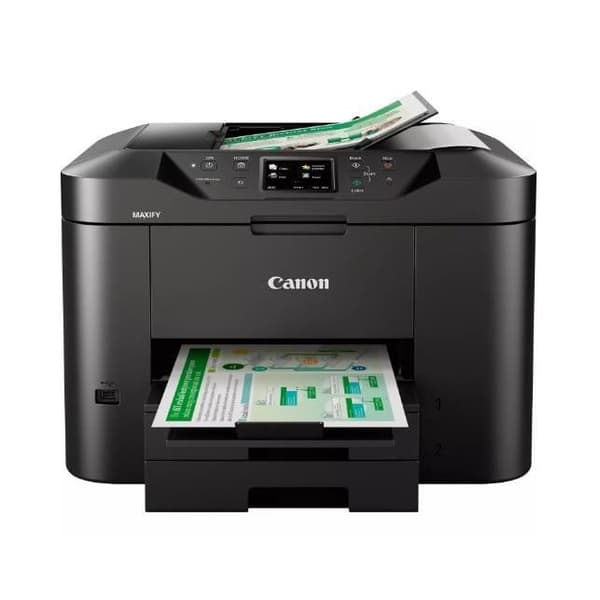 Multifunktionsskrivare - CANON - MAXIFY MB2750 - Bläckstråle - Färg - Automatisk dubbelsidig - WIFI - Svart