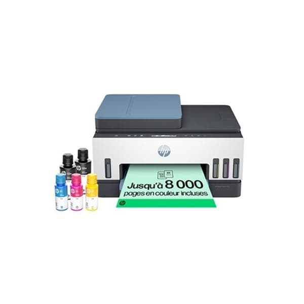 HP Smart Tank 7306 färg allt-i-ett-skrivare med bläckbehållare Grå
