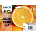 Miniatyrbild 1 av 2: EPSON Multipack 33 - Apelsiner - Svart, Gul, Cyan, Magenta, Fotosvart (C13T33374021)