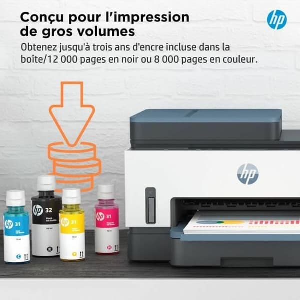 Multifunktionsskrivare HP Smart Tank 7306