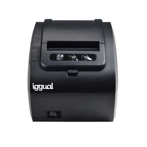 Termisk printer iggual TP8002 203 dpi Sort Sort