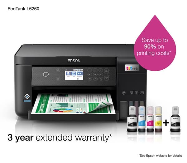 Epson L6260 Inkjet A4 4800 x 1200 DPI 33 ppm Wi-Fi