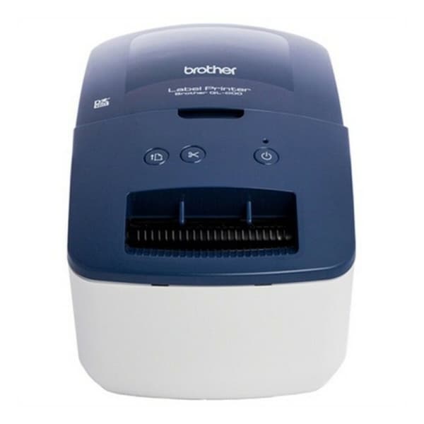 Labelprinter Brother QL600BXX1 300 dpi 71 mm/s USB 2.0 Blå Hvid Sort Blå/hvid