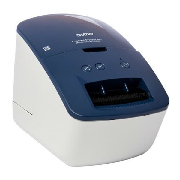 Etikettskriver Brother QL600BXX1 300 dpi 71 mm/s USB 2.0 Blå Hvit Svart Blå/Hvit Blå, Hvit