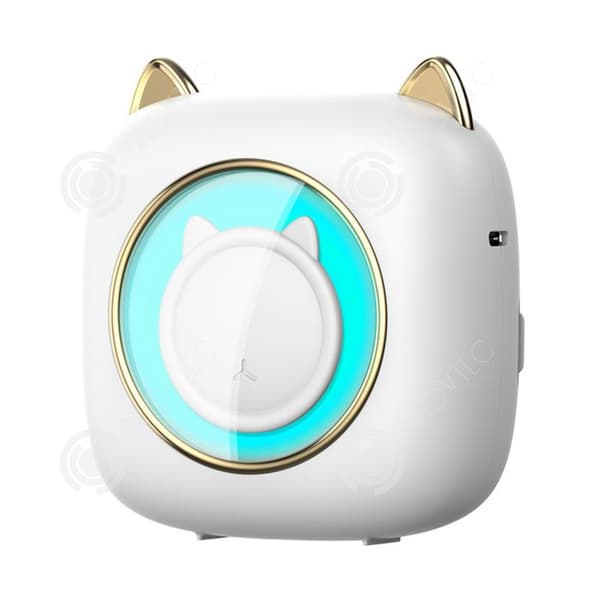 INN Trådlös Cat-termisk skrivare med färgskiftande Andning Cat Respiratory Photo Printer Bärbar Bluetooth