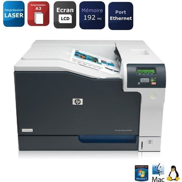 HP Color Laserjet Professional CP5225N Svart, Vit