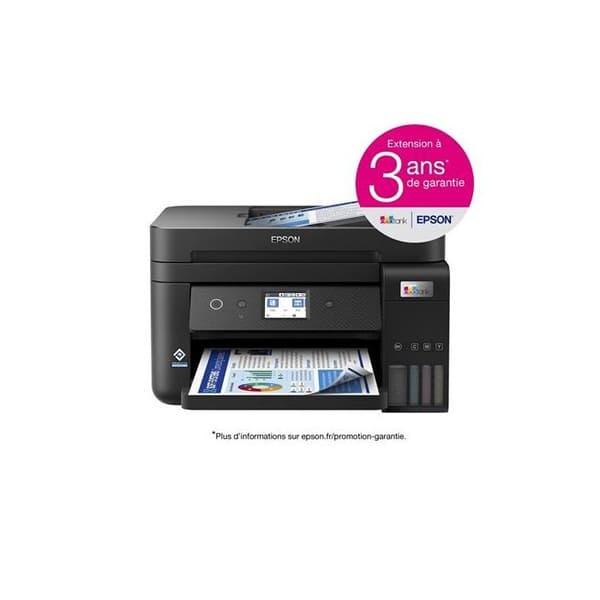 Multifunktionsskrivare - Epson - Ecotank ET-4850 - Bläckstråle - Utan bläckpatron - A4 Svart