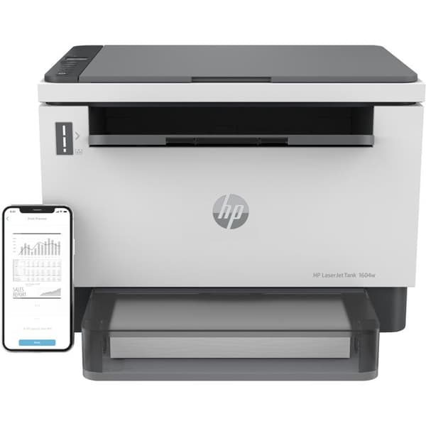 Laser skrivare - HP - LaserJet Tank MFP 1604wHP - Svart - A4 - 23 sidor per minut - Trådlös