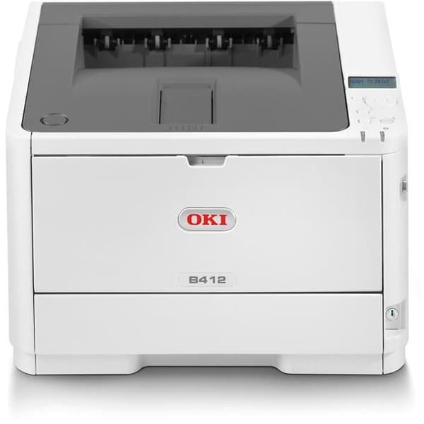 OKI B412dn laserskrivare - Svartvit - Dubbelsidig - A4 Vit