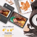 Miniatyrbild 3 av 4: INN Trådlös fotoprinter 4x6 tum kompatibel med Android och iOS högkvalitativt ögonblicksbilduppladdningsbar