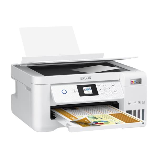 Multifunktionsskrivare - Epson - Ecotank ET-2856 - Bläckstråle - Dubbel sida utskrift - Wi-Fi Vit