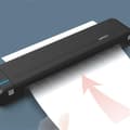 Miniatyrbild 3 av 4: TD™ Bärbar Trådlös Bluetooth A4 Papper Bärbar Kontorsstudent Hemläxa Termisk skrivare Litiumbatteri Svart