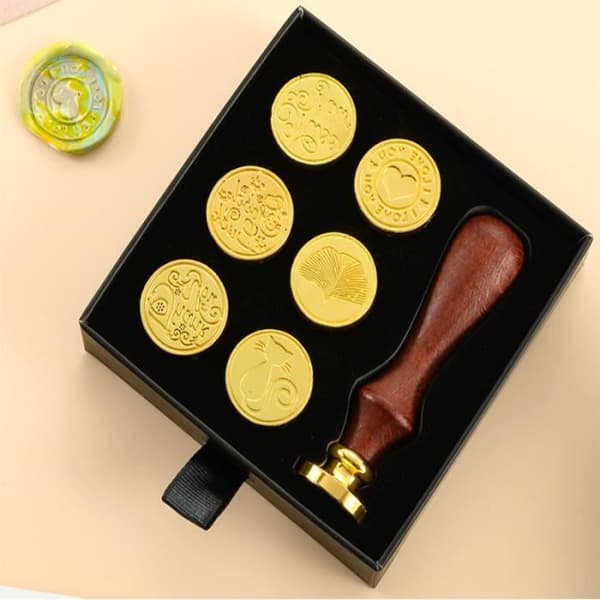 Ct of Seals Ct Gift Ct of Lacquer Seals Retro Manual Hårdvara Tillbehör Gör det själv Bok Ct Gift