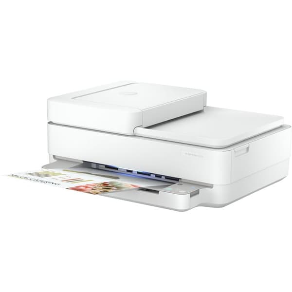 HP ENVY 6430e Color Inkjet Copy Scan All-in-One-skrivare - 3 månaders Instant-bläck ingår i HP+ Vit