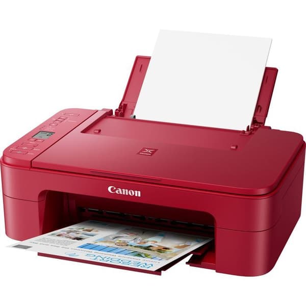 CANON PIXMA TS3352 färg multifunktionsskrivare med 8 cm LCD-skärm 4800 x 1200 DPI Röd