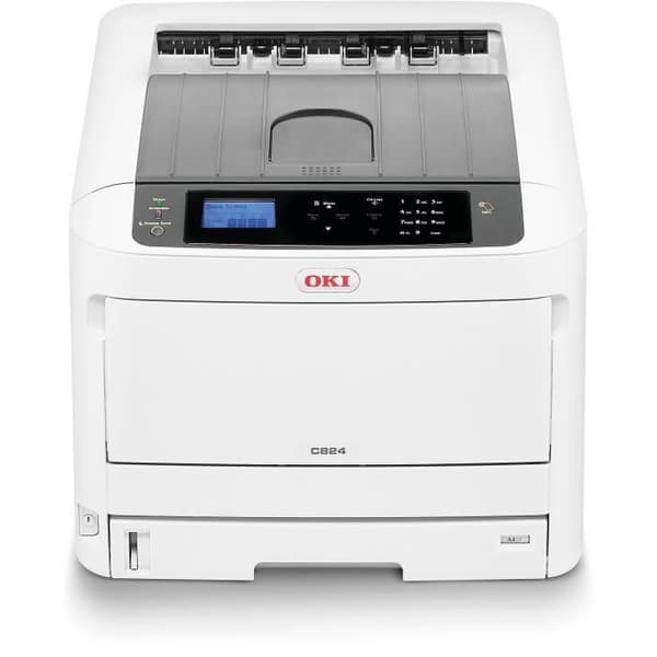 Multifunktionsskrivare OKI C824dn - Laser - Färg - LED - Recto/Verso - A3