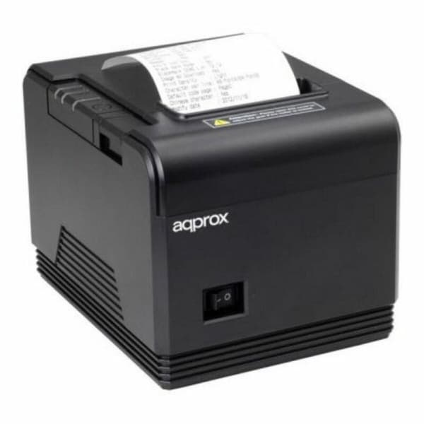 Billetprinter APPROX APPPOS80AM3 USB/Ethernet Sort Sort