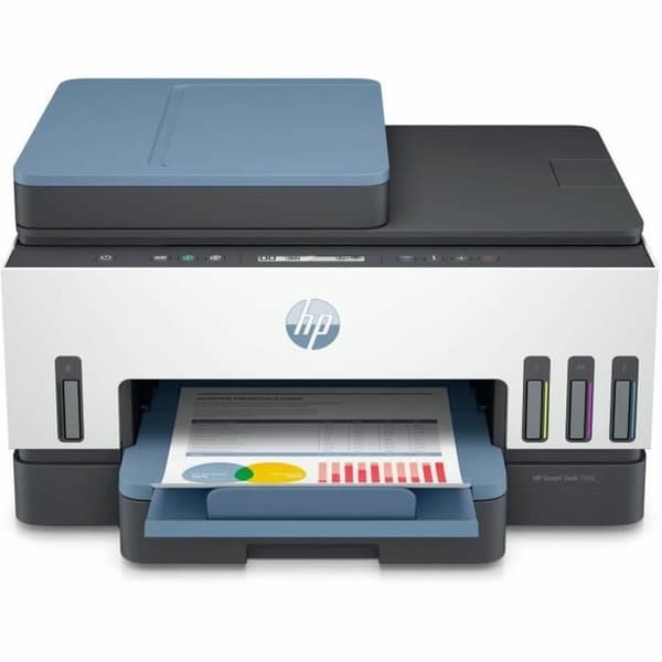 Multifunktionsprinter HP Smart Tank 7306 Grå