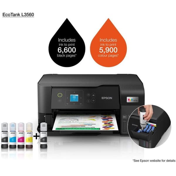 Epson EcoTank L3560 Svart