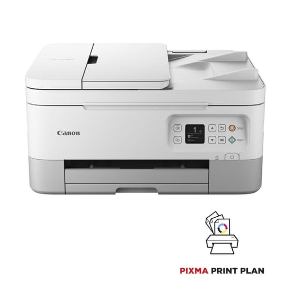 Canon PIXMA TS7451i - Multifunktionsskrivare - Färg - Bläckstråle - A4 (210 x 297 mm), Legal (216 x 356 mm) (Original) - A4/Legal (Media) - upp till 1 Vit