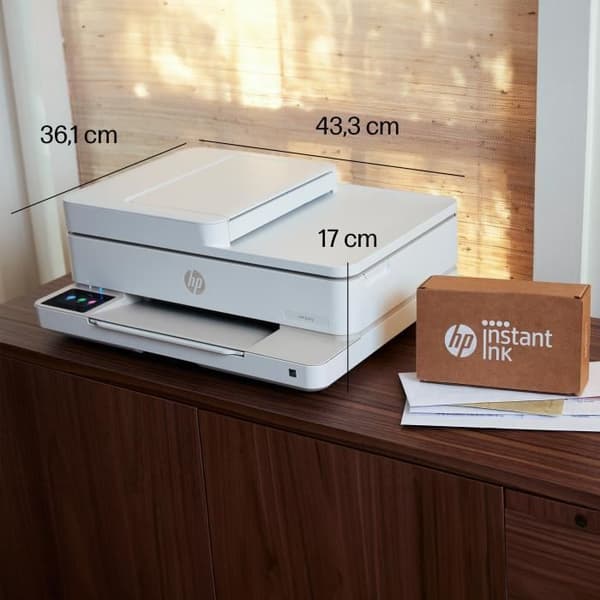HP Envy 6530e färgbläckskrivare allt-i-ett - Kopiering Skanning - 3 månaders Instant ink ingår med HP+