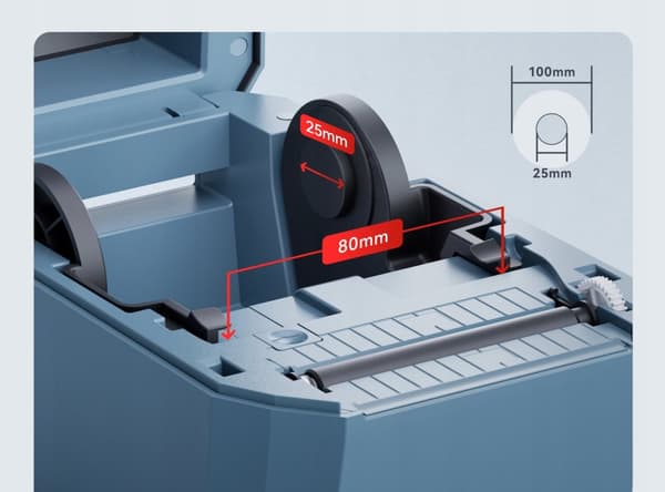 TRÅDLÖS TERMOSKRIVARE ETIKETTER Courier 180mm/s NIIMBOT K3