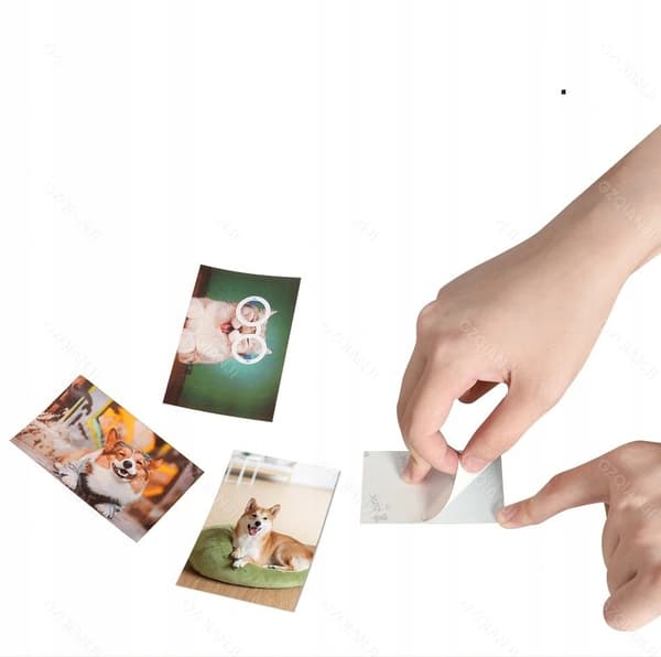 ZINKFOTOPAPIR til MOBIL FOTOLASERPRINTER 20 stk. 2x3
