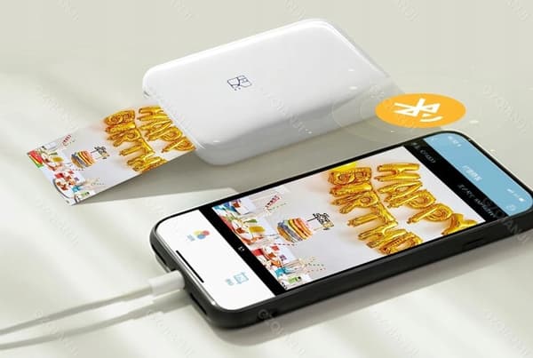 BÄRBAR FÄRGLASERSKRIVARE MOBIL FOTOSKRIVARE KIT BT-PAPPER