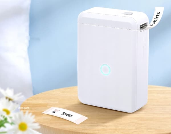 NIIMBOT D110 Termisk Printer +1 Rulle Etiketklistermærker EAN PL v.2 GRØN