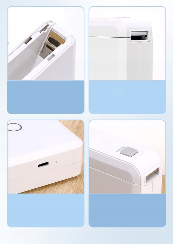 NIIMBOT D110 Termisk Printer +1 Rulle Etiketklistermærker EAN PL v.2 GRØN