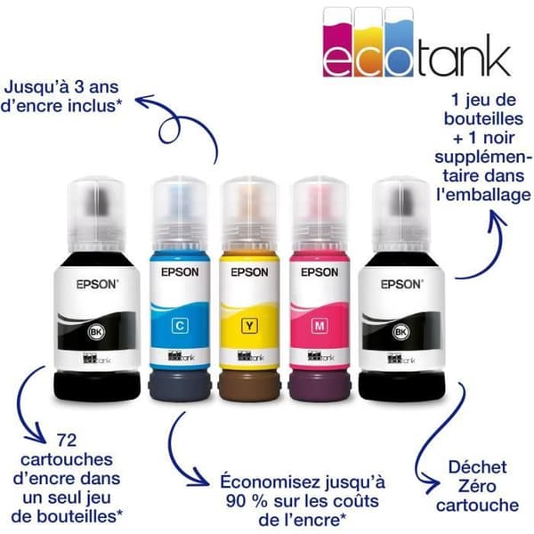 Epson Ecotank ET-3850 multifunktionsskrivare