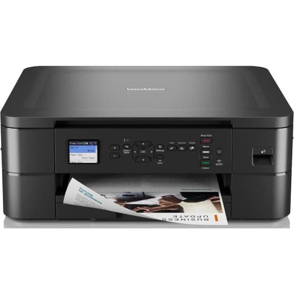 Multifunktionsskrivare - BROTHER - Bläckstråle 3-i-1 - A4 - Färg - Wi-Fi - DCPJ1050DWRE1 Svart