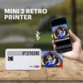 Miniatyrbild 2 av 4: Mobil fotoskrivare - Kodak - Mini 2 - Bluetooth - 5,4 x 8,6 cm - 68 bilder ingår