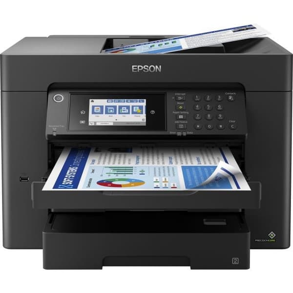 EPSON WF-7840DTWF bläckstråleskrivare - Automatisk dubbelsidig utskrift - Laglig (216 x 356 mm) - Trådlös