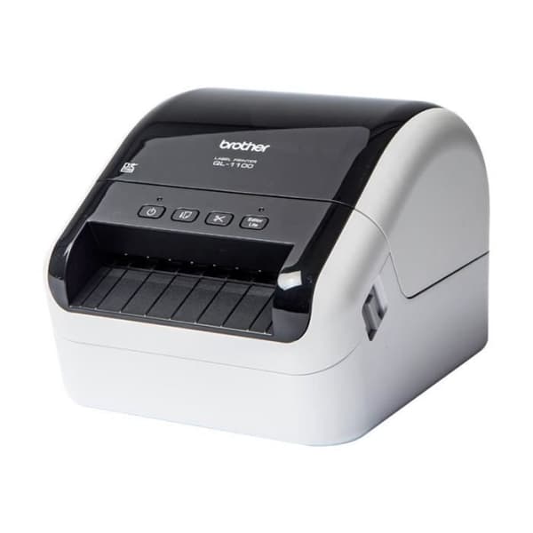 BROTHER QL-1100 professionell etikettskrivare Svart, Vit