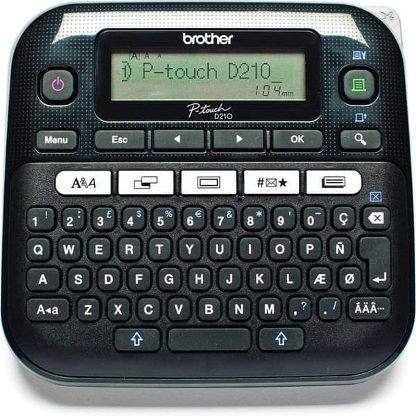 Brother-skrivare - PTD210VPUR1 - P-Touch PT-D210VP Beskrivning 3,5/6/9/12 mm Value Pack