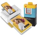 Miniatyrbild 1 av 4: Kodak Dock Plus PD460, bärbar fotoskrivare för smartphones, omedelbar fotoutskrift 10x15 cm, paket med 90 fotopapper