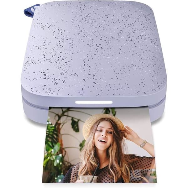 Bärbar fotoprinter - HP - Sprocket - 2x3 tum - Lila - Bluetooth 5.0