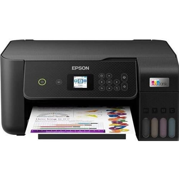 Multifunktionsskrivare - Epson - Ecotank ET 2820 - Svart - Inkjet - A4 - Trådbunden