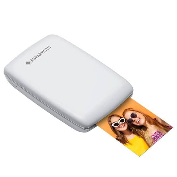 AGFA PHOTO Mini P.2 - Bärbar Zink-skrivare för omedelbara foton utan bläck - för smartphones, surfplattor - snabbt och enkelt