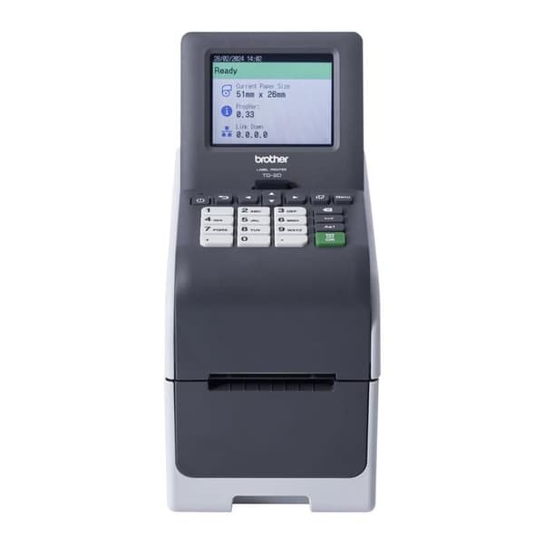 - Brother - Brother TD-2350DSA203 - Etikett/kvittoskriver - Svart och vitt - direkt termisk - Rulle (6,3 cm) - 203