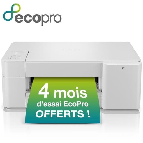 3-i-1 multifunktions inkjetprinter - BROTHER - DCP-J1200WERE1 - Farve - Wi-Fi fuldt styret fra din smartphone