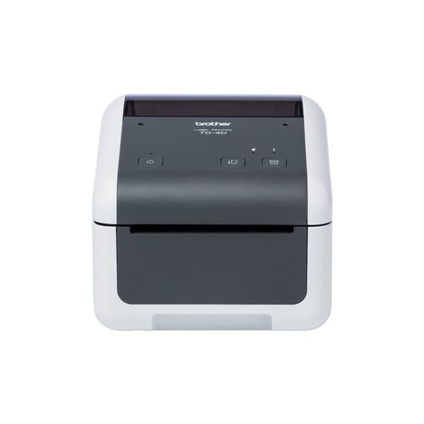 Etikettskrivare Brother TD-4520DN 300 dpi LAN Vit/Grå (1 antal) Grå, Vit
