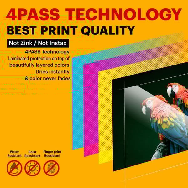 Fotoprinter - KODAK - PD460 - Bluetooth - Termisk sublimering - 10x15 cm